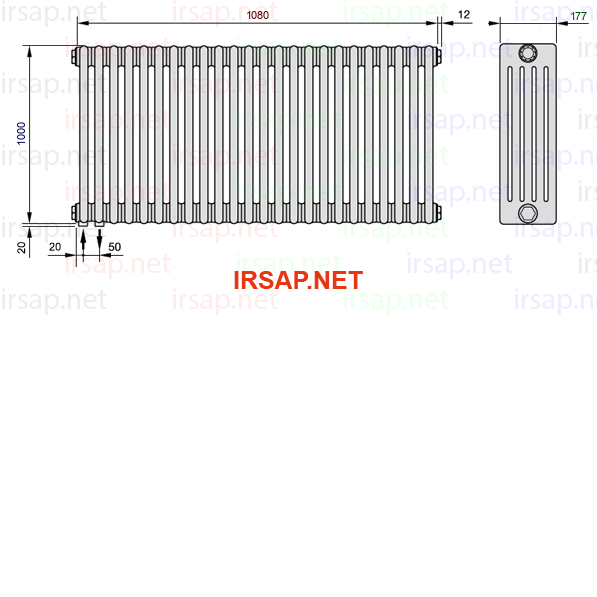Радиатор IRSAP Tesi 51000/24 T18 CL 01